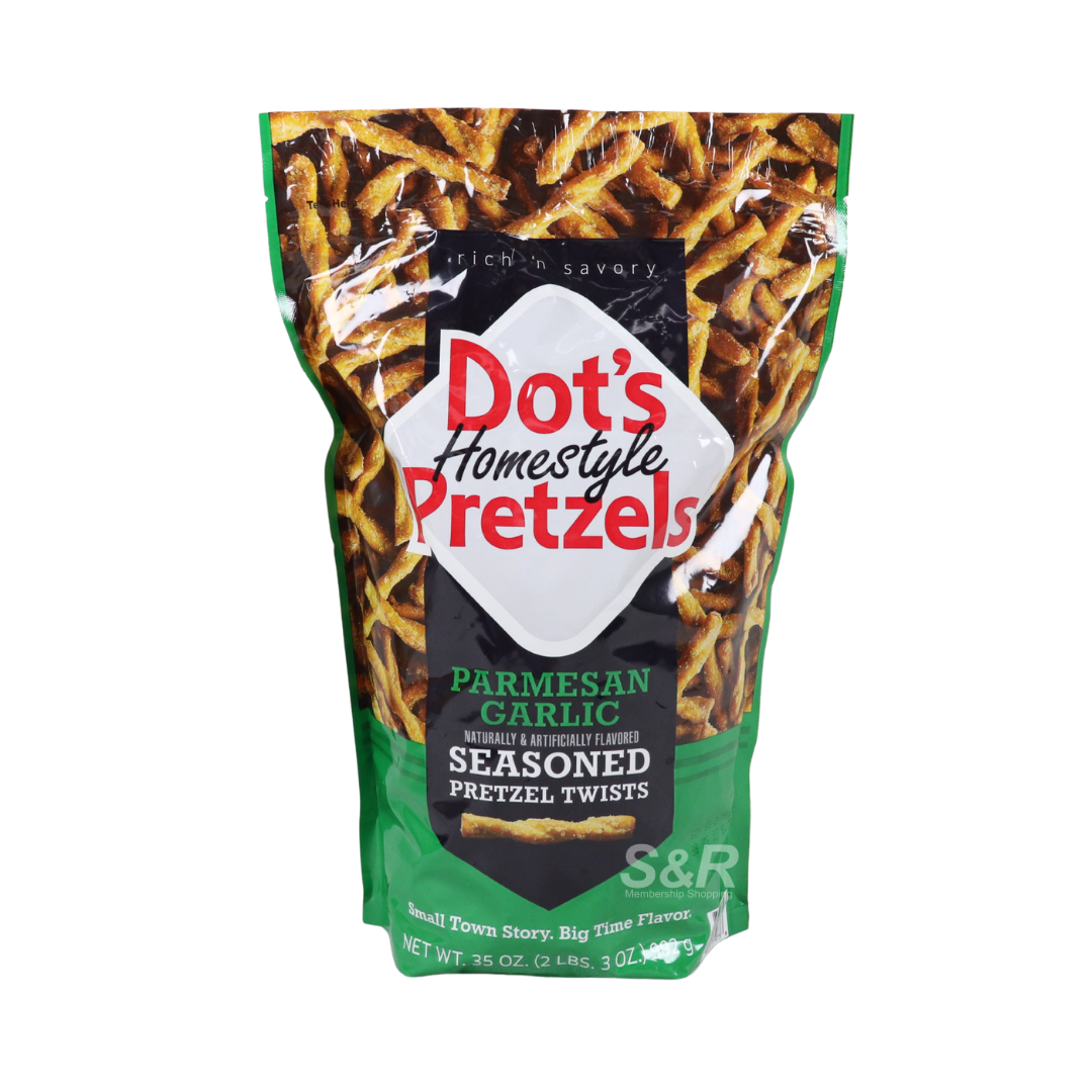 Dot's Homestyle Pretzels Parmesan Galic Pretzel Twists 992g